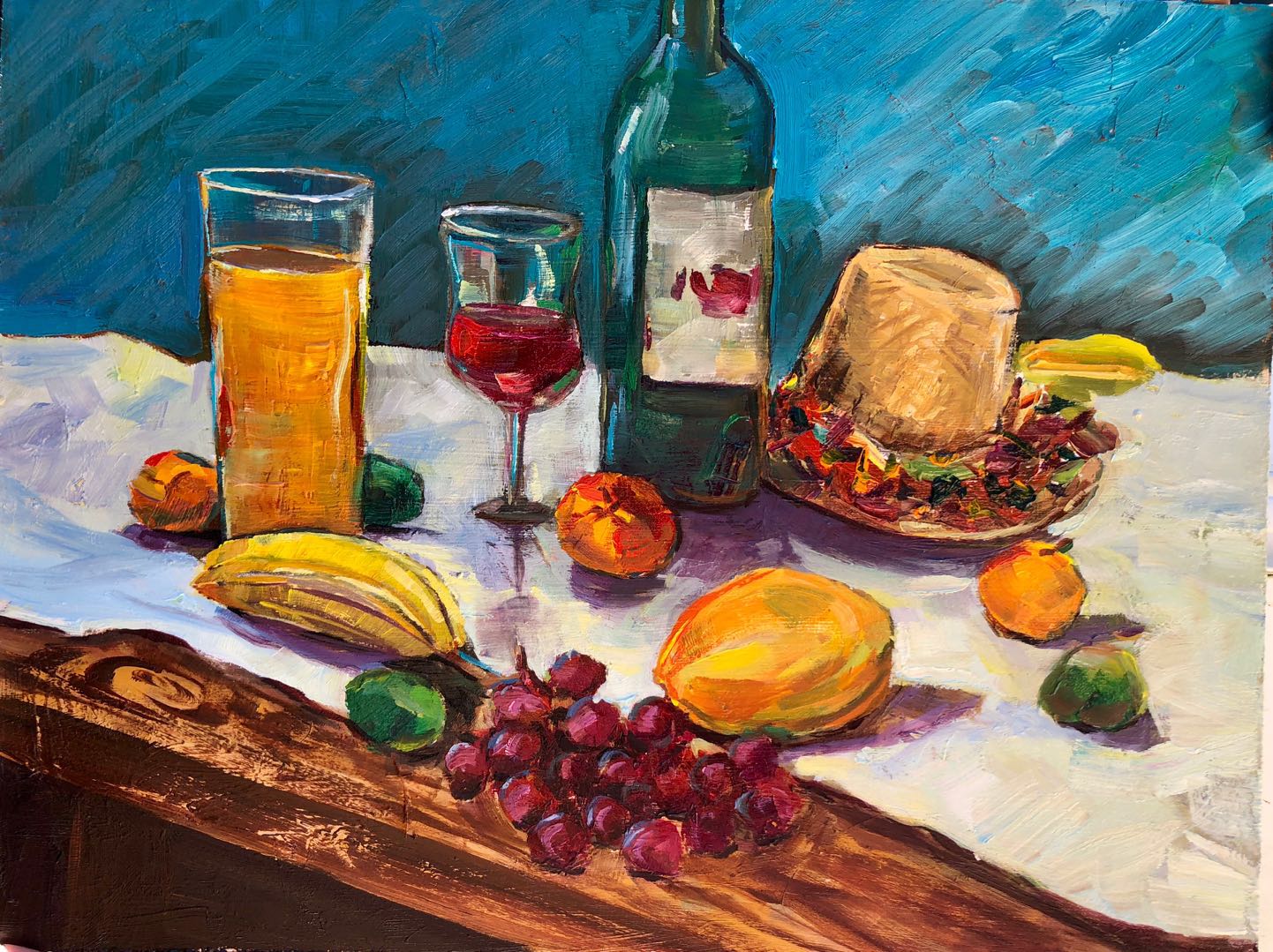 Fruit and wine